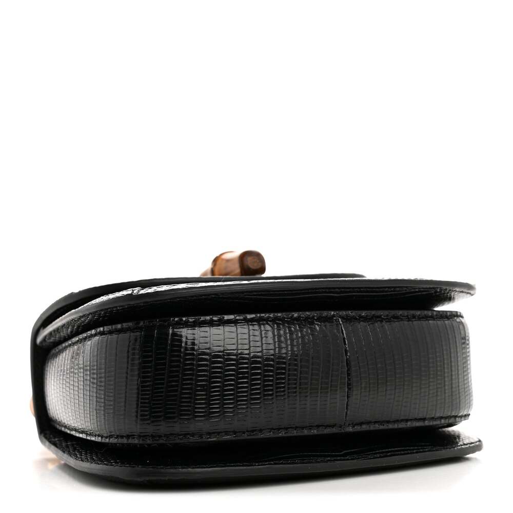 Gucci Sequin Lizard Embossed Gg Mini #294135G18B - Picture 4 of 11